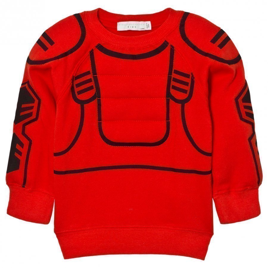 Stella Mccartney Kids Red Rowbow Robot Sweatshirt Oloasun Paita