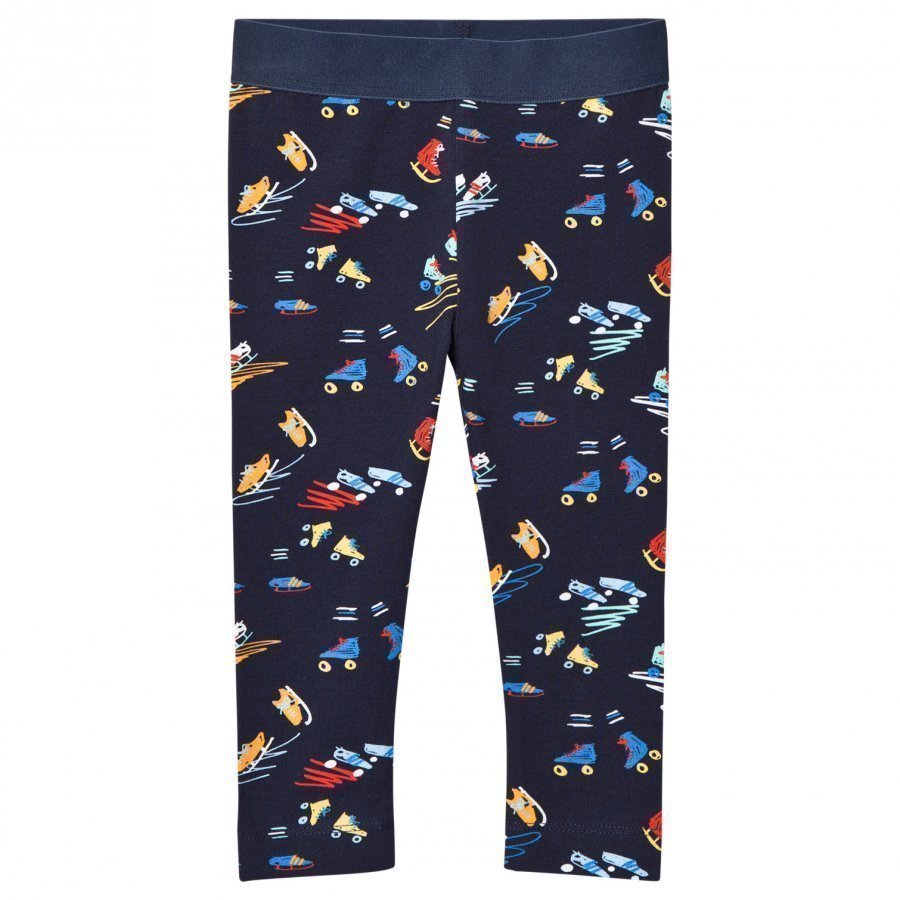 Stella Mccartney Kids Scribble And Skate Print Tula Leggings Legginsit