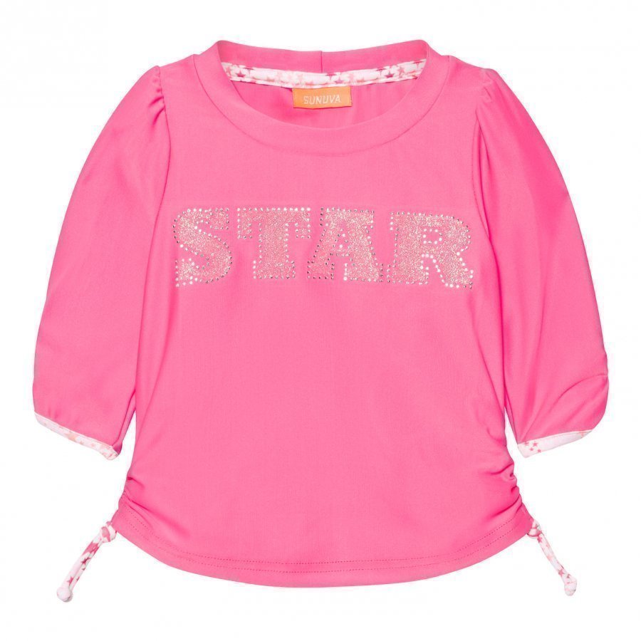 Sunuva Infants Pink Pop Star Rash Vest Uv-Paita