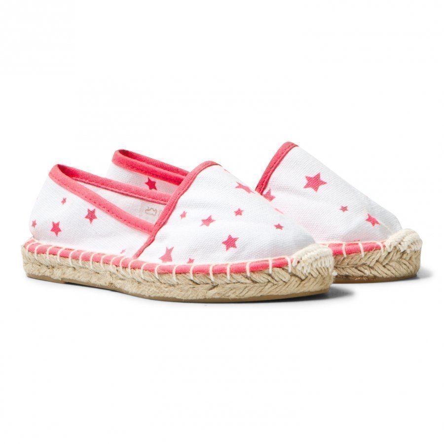 Sunuva White And Pink Pop Star Espadrilles Espadrillot