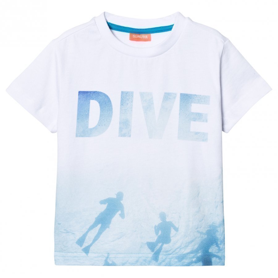 Sunuva White Photographic Diver Tee T-Paita