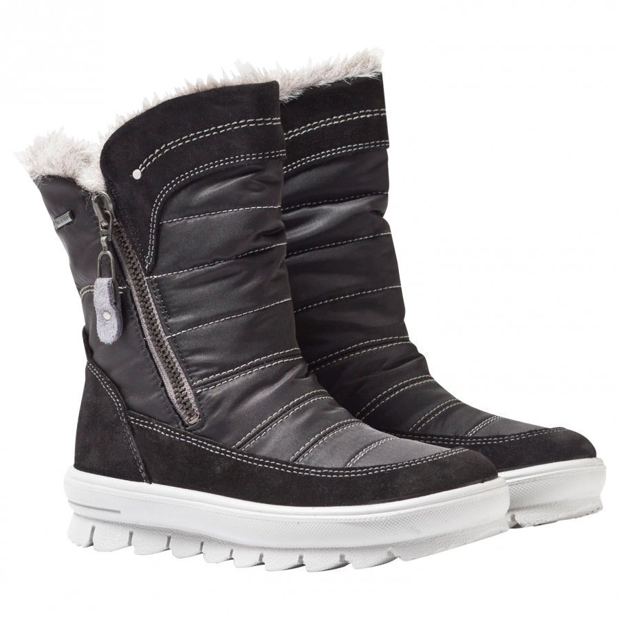 Superfit Flavia Boots Black Korkeavartiset Saappaat