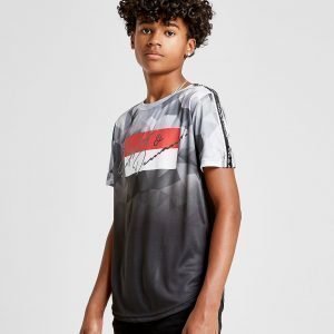 Supply & Demand Geometric Fade T-Shirt Harmaa