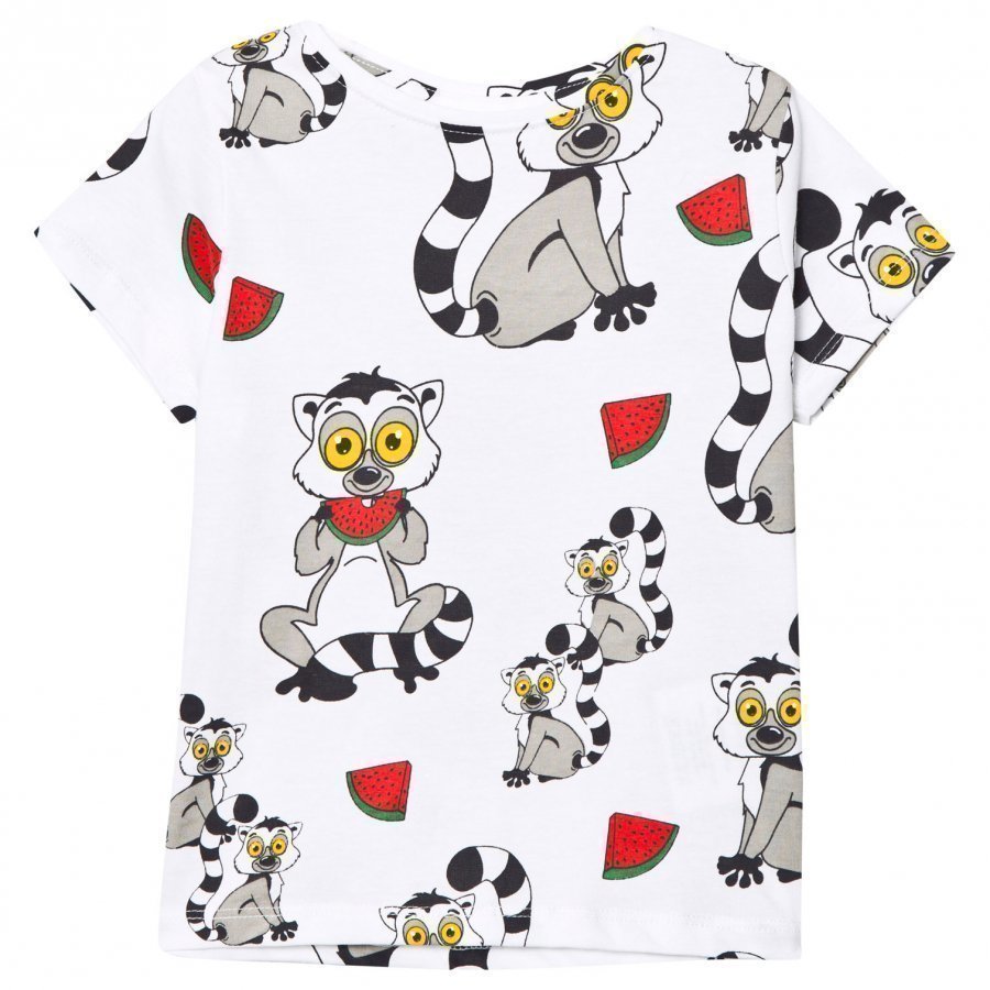 Tao & Friends Lemuren Tee White T-Paita