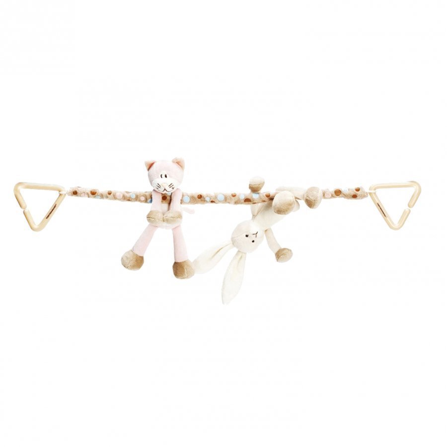 Teddykompaniet Diinglisar Cat And Bunny Stroller Hanger Istuintyyny