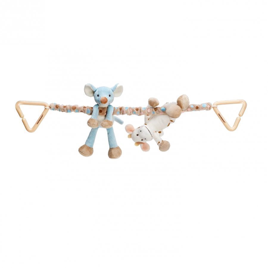 Teddykompaniet Diinglisar Cow And Mouse Stroller Hanger Istuintyyny