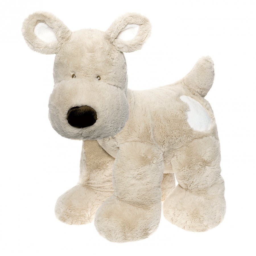 Teddykompaniet Teddy Cream Dog Xl Grey Pehmolelu