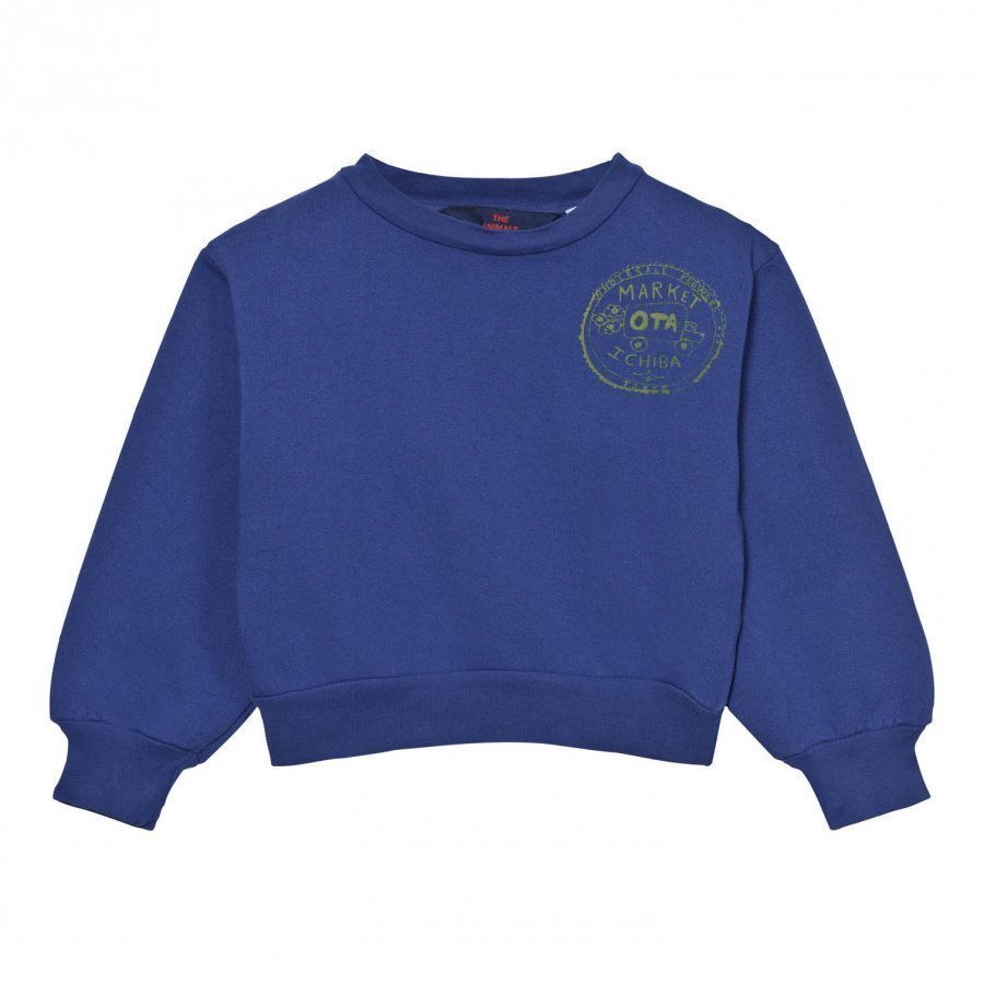 The Animals Observatory Bear Sweatshirt Navy Blue Market Oloasun Paita