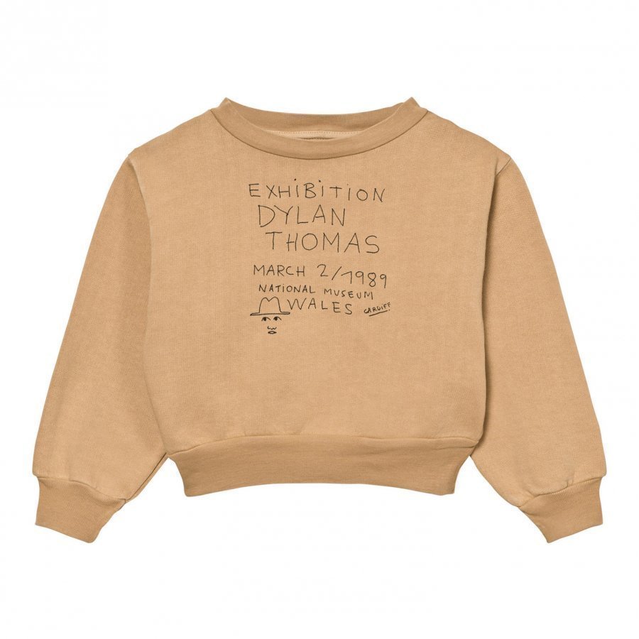 The Animals Observatory Bear Sweatshirt Ochre Exhibition Oloasun Paita