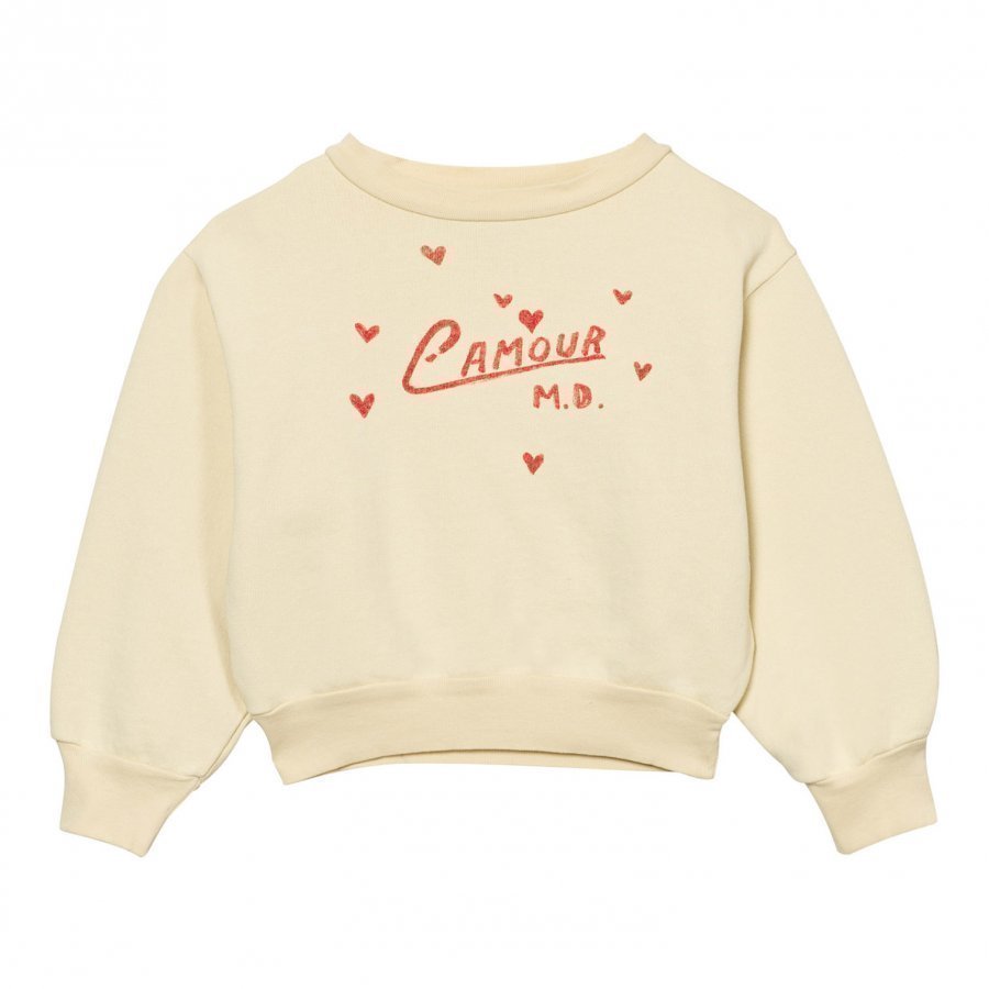 The Animals Observatory Bear Sweatshirt Soft Yellow L'amour Oloasun Paita