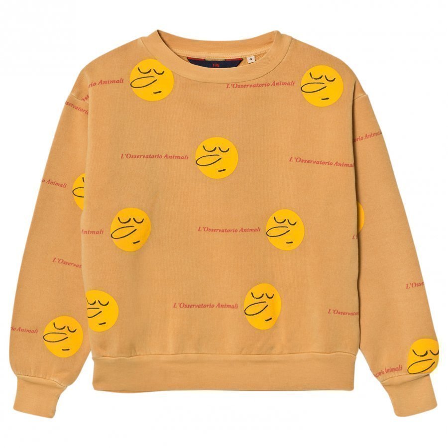 The Animals Observatory Bear Sweatshirt Yellow Faces Oloasun Paita