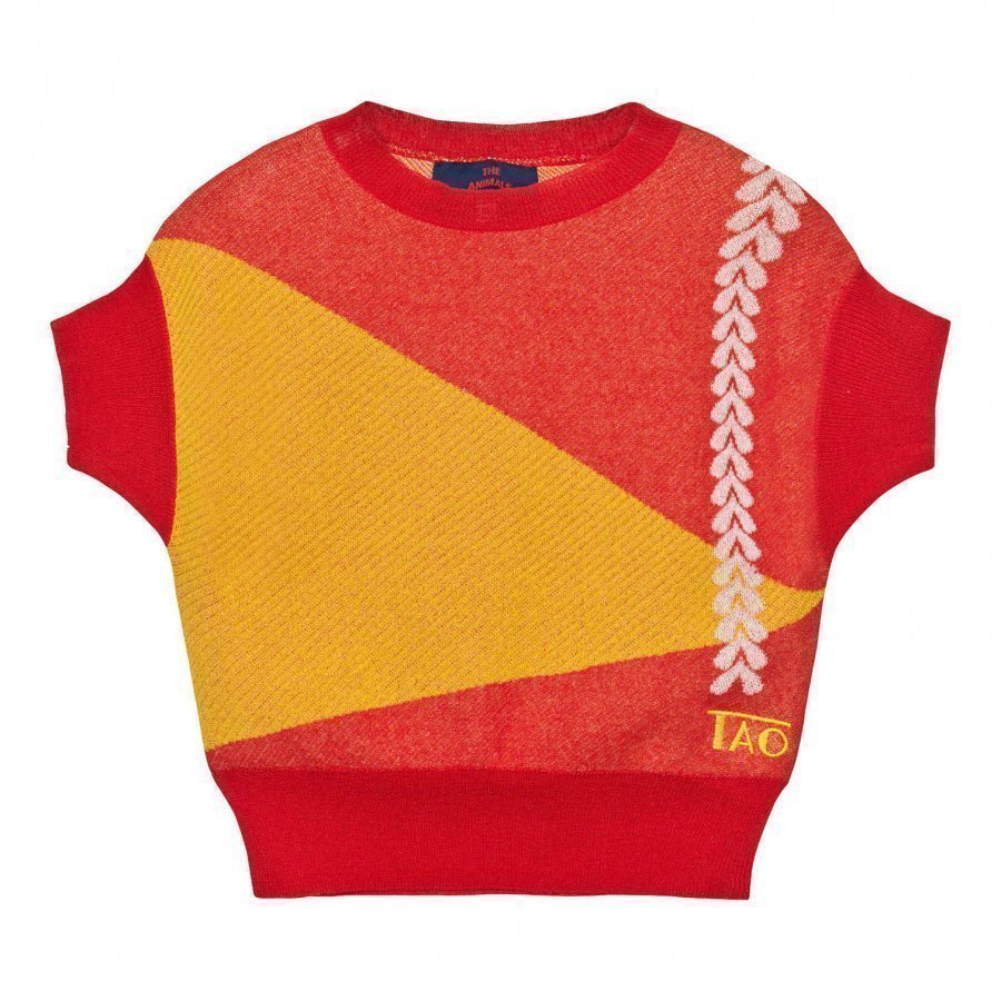 The Animals Observatory Bug Sweater Deep Red Paita