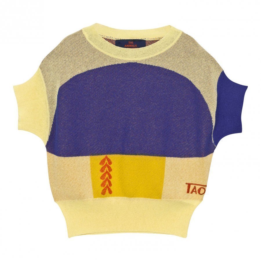 The Animals Observatory Bug Sweater Raw Yellow Paita