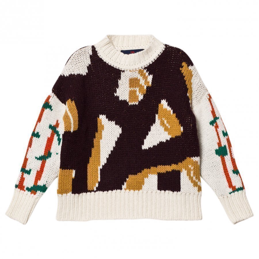 The Animals Observatory Bull Kids Sweater Deep Brown Paita