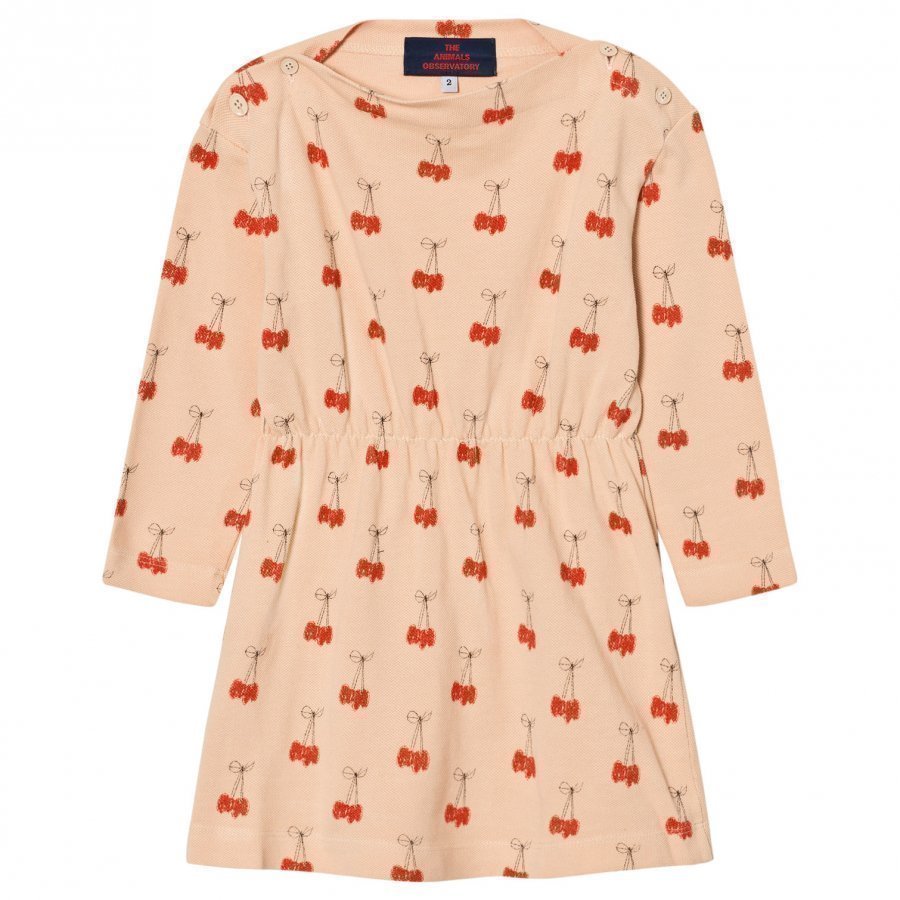 The Animals Observatory Crab Dress Cream Cherries Mekko