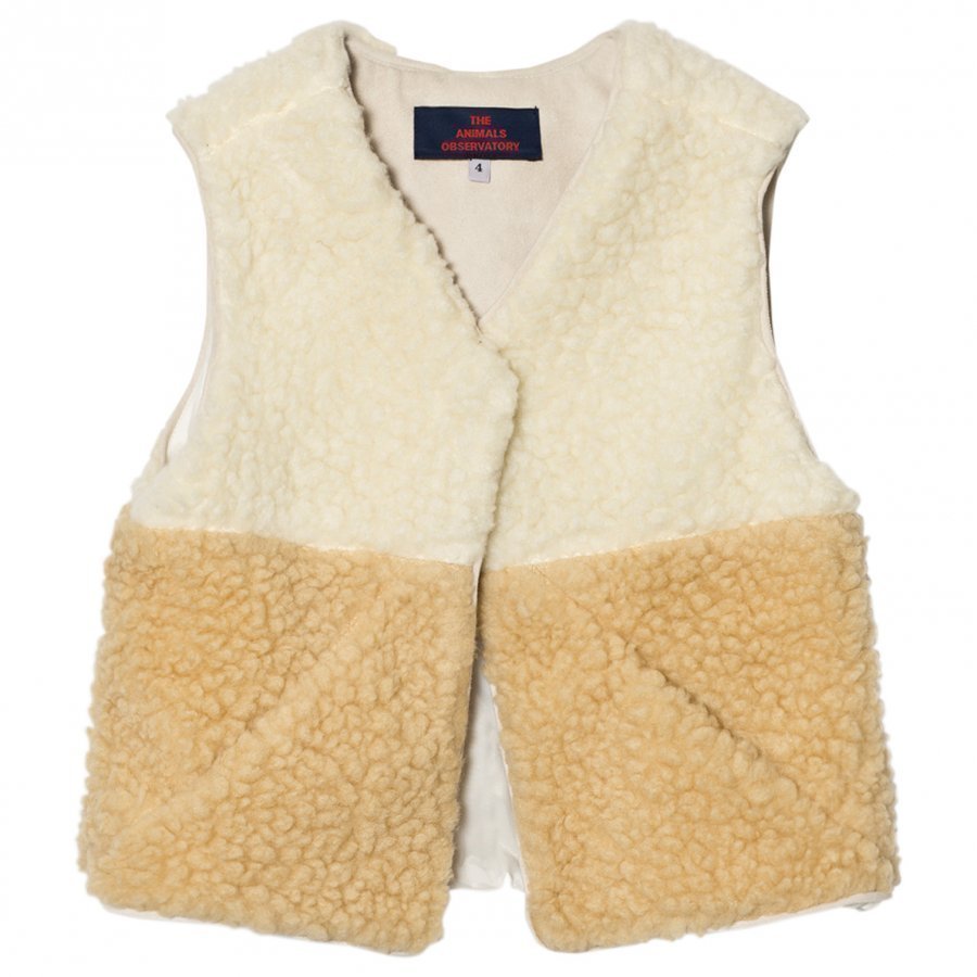 The Animals Observatory Lamb Vest Raw White Turkis