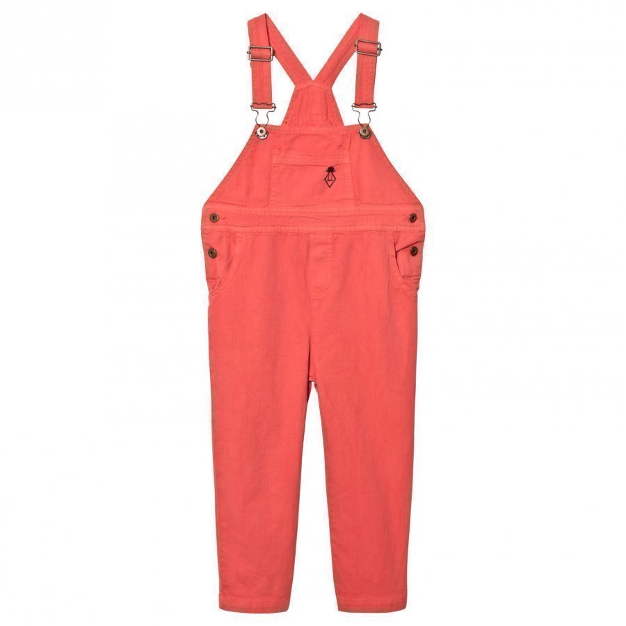 The Animals Observatory Miner Overalls Red/Black Logo Lappuhaalari