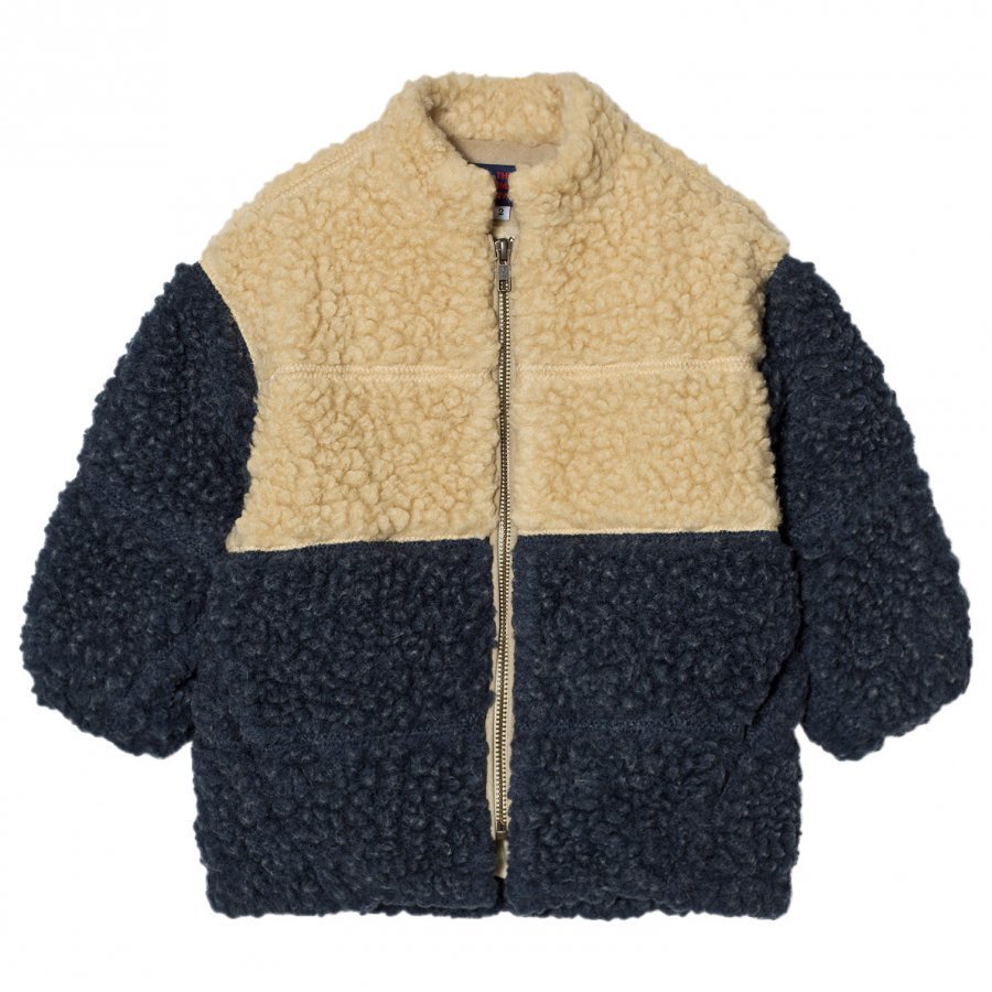 The Animals Observatory Panda Jacket Navy Blue Turkis