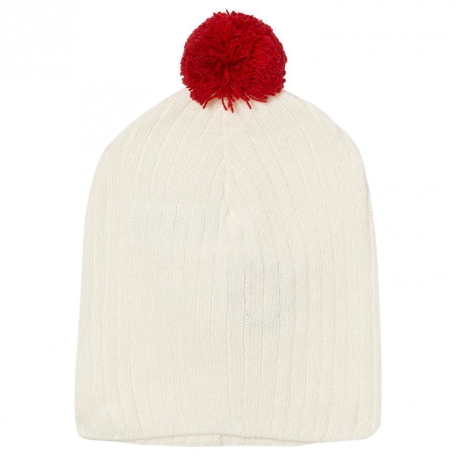 The Animals Observatory Pony Knit Beanie Raw White Pipo