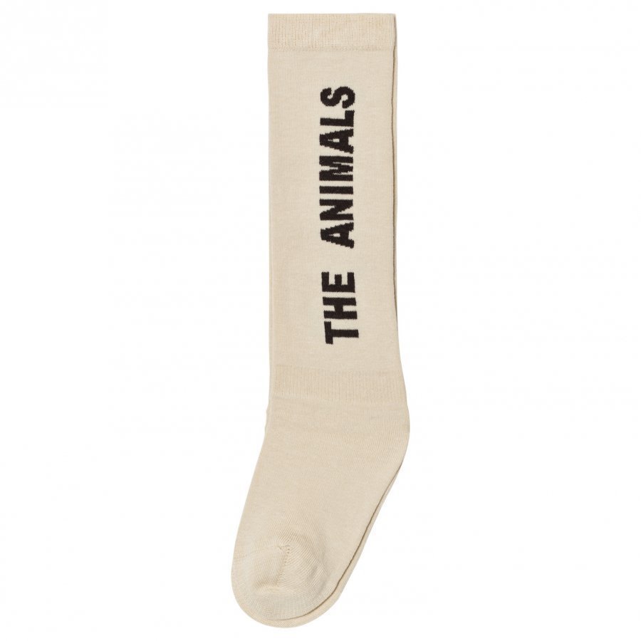 The Animals Observatory Worm Socks Raw White Sukat