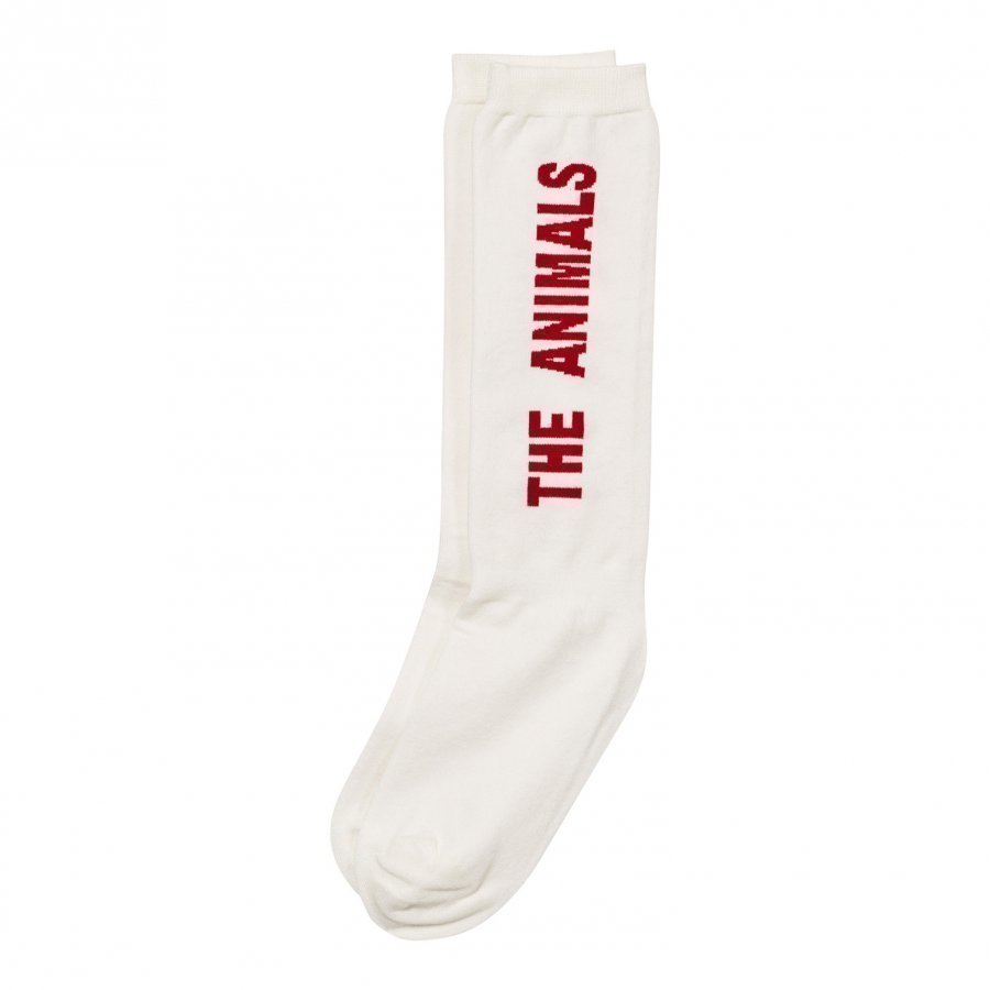 The Animals Observatory Worm Socks Raw White Sukat