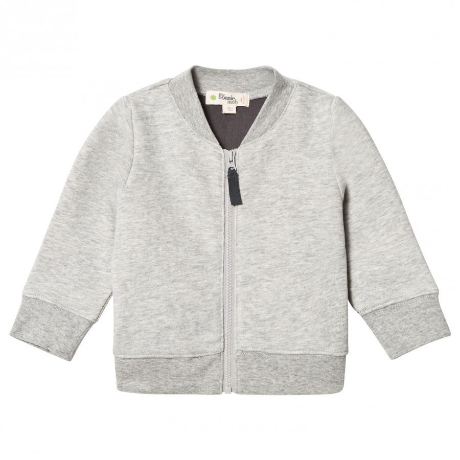 The Bonnie Mob Cross Stitch Tiger Bomber Jacket Grey Oloasun Paita