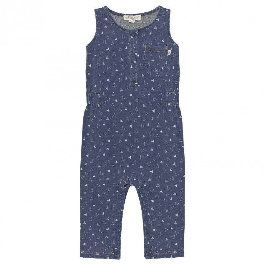 The Bonnie Mob Indigo Terry Sleeveless Jumpsuit Potkupuku