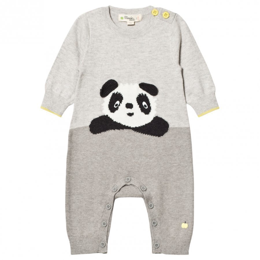 The Bonnie Mob Panda Intarsia One-Piece Grey Body