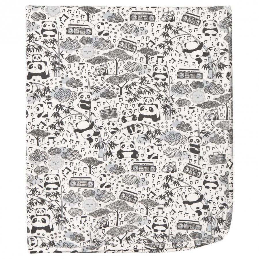 The Bonnie Mob Panda Print Blanket Grey Huopa