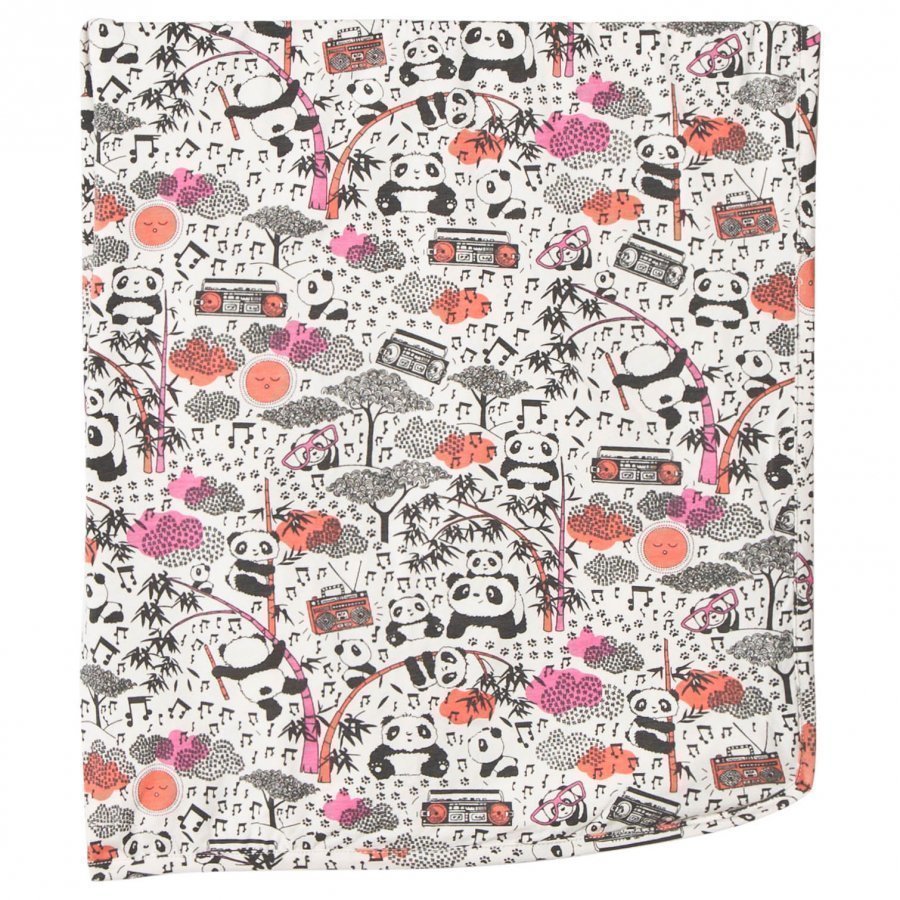 The Bonnie Mob Panda Print Blanket Pink Huopa