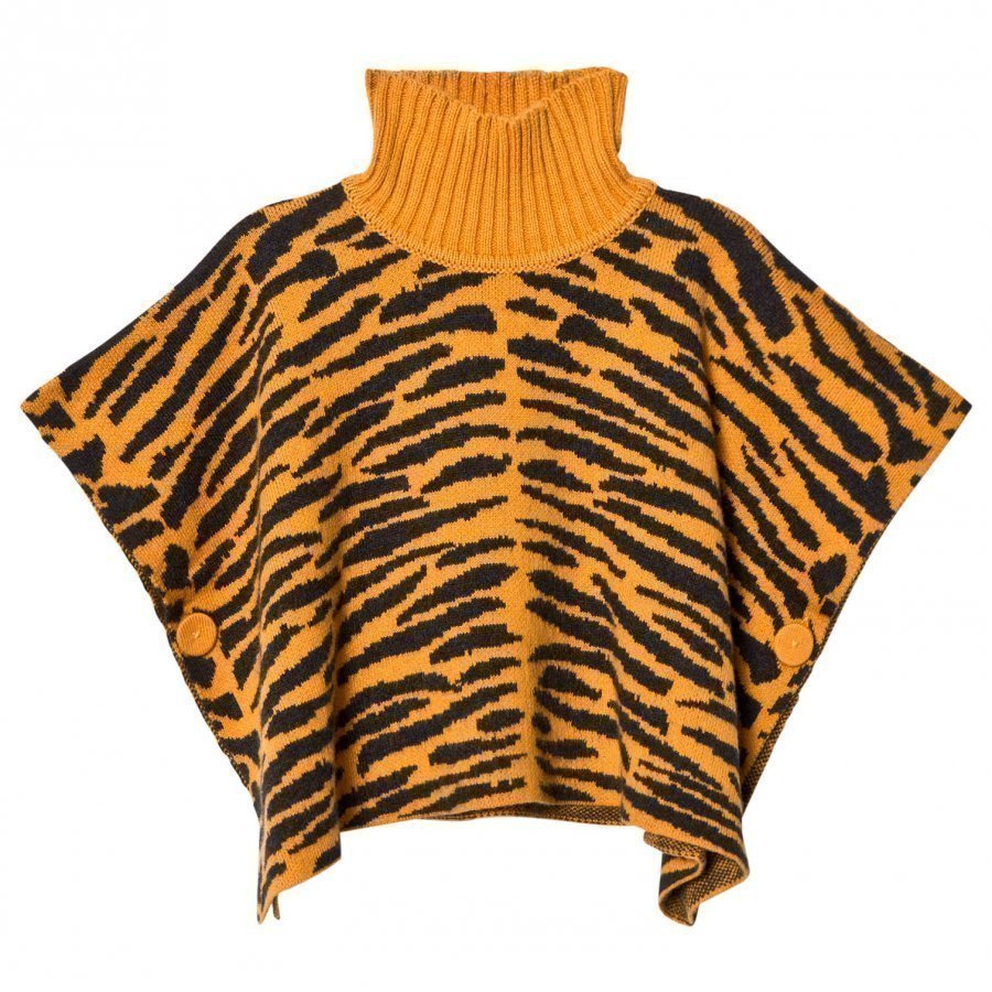 The Bonnie Mob Tiger Stripe Jacquard Cape Honey Viitta