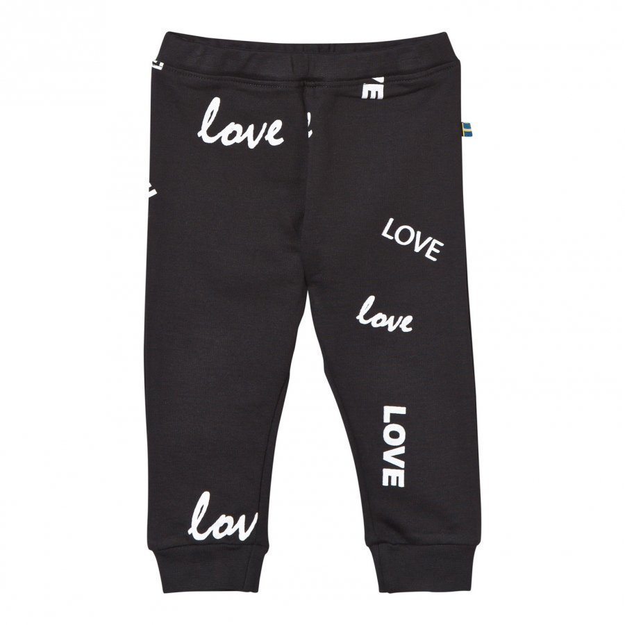 The Brand Baby Bomber Pants Black Love Verryttelyhousut