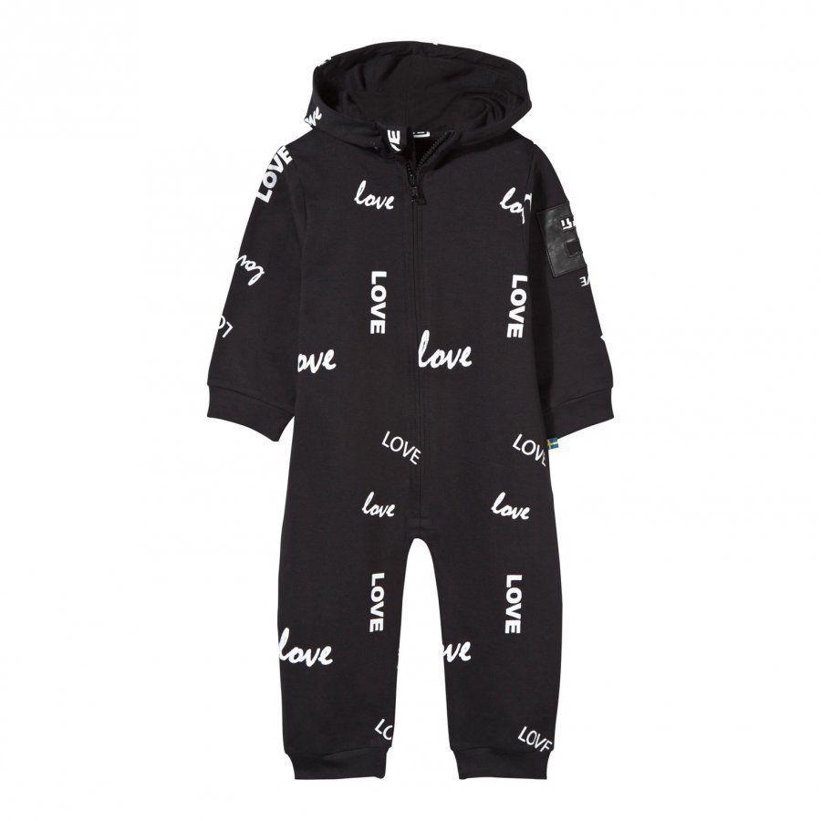 The Brand Baby One-Piece Black Love Kokopuku