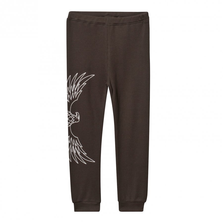 The Brand Baby Waffle Pants Almost Black Verryttelyhousut