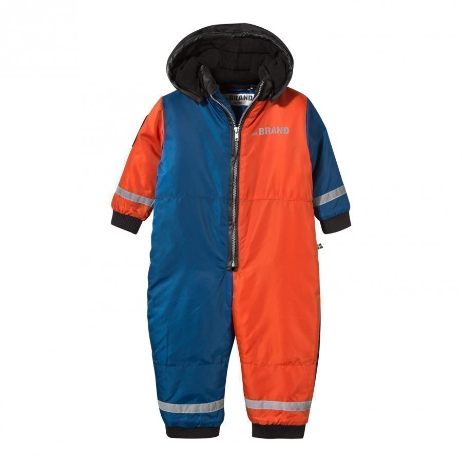 The Brand Color Block Winter Overall Red/Black/Blue Toppahaalari