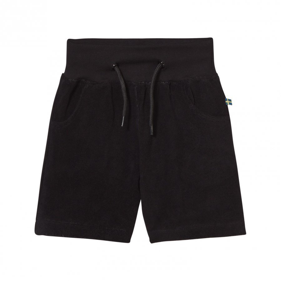 The Brand Cotton Terry Jonta Shorts Black Oloasun Shortsit