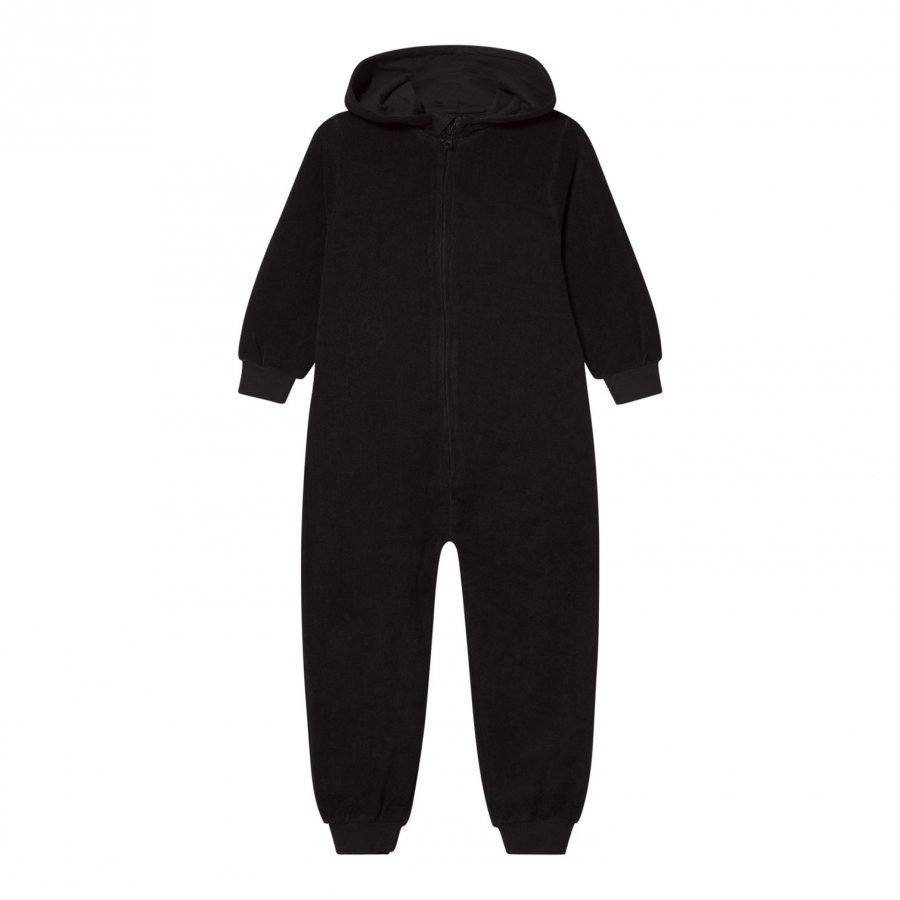 The Brand Cotton Terry Onesie Black Potkupuku