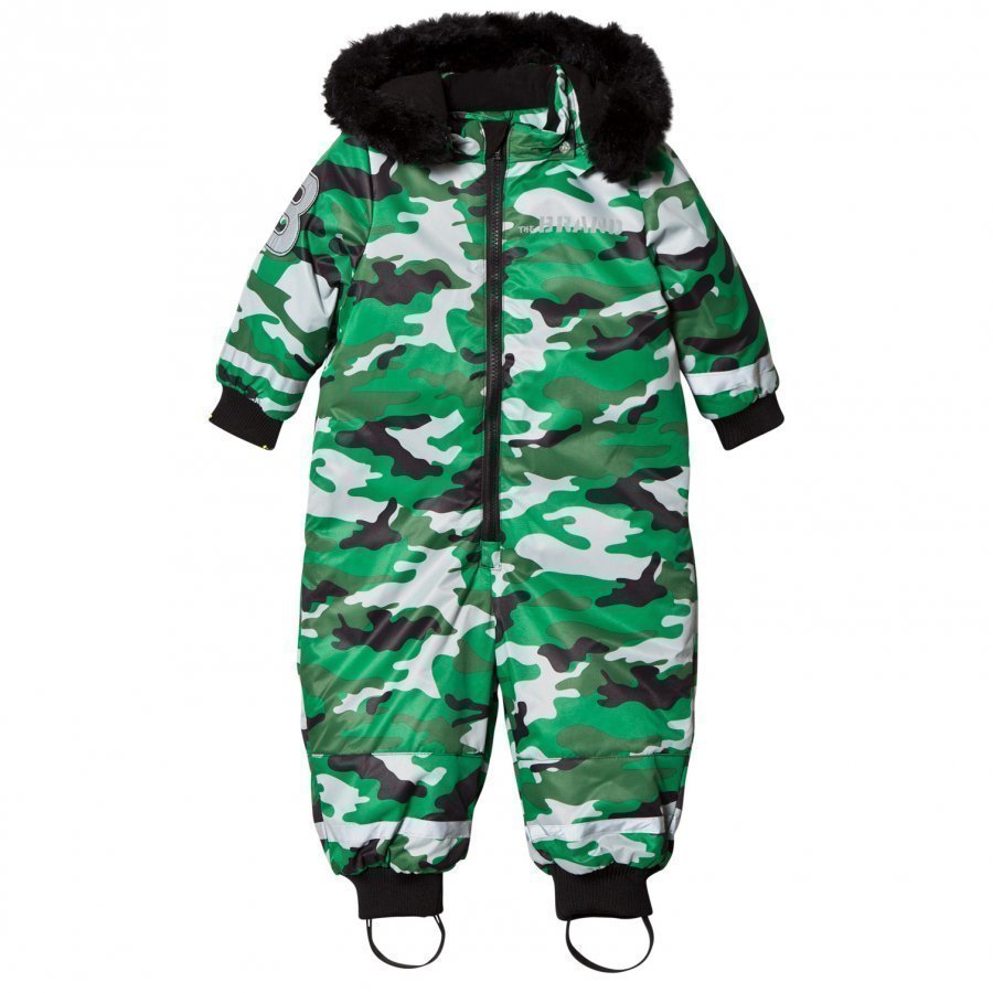 The Brand Coverall Light Camo With Black Fur Toppahaalari