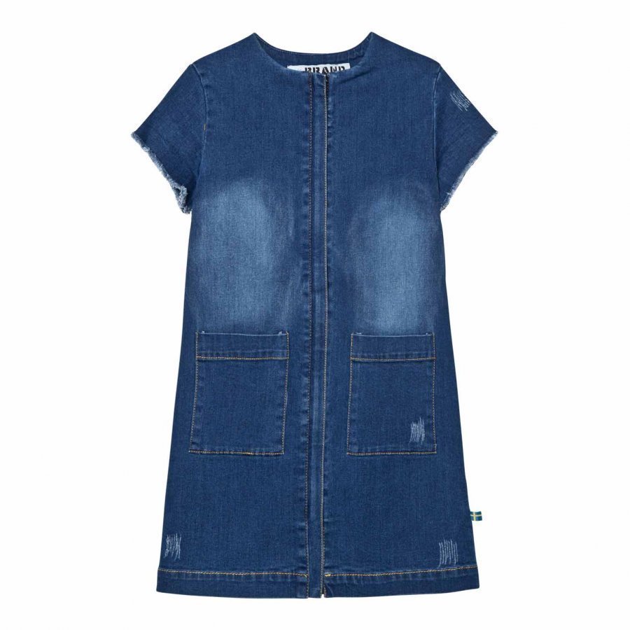 The Brand Denim Dress Stonewashed Blue Mekko