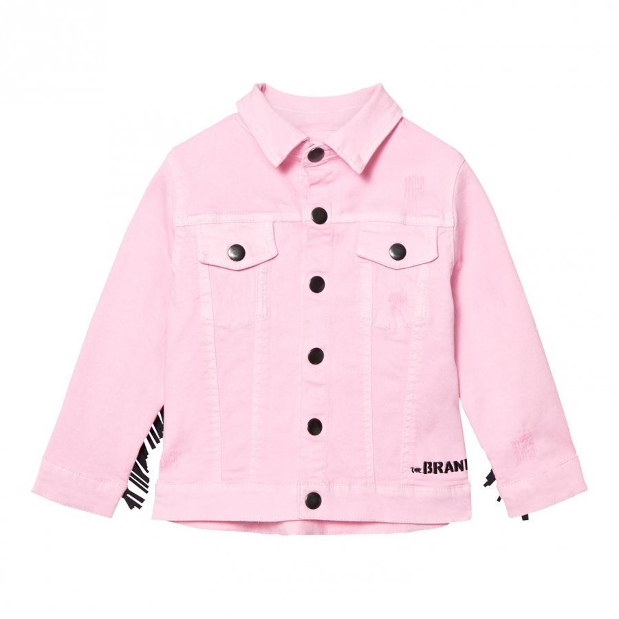 The Brand Denim Girl Jacket Stonewashed Pink Farkkutakki