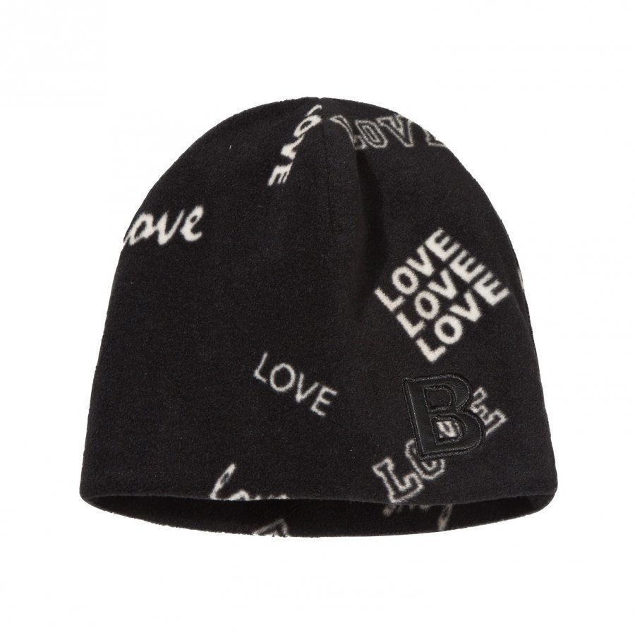 The Brand Fleece Hat Black Love Pipo