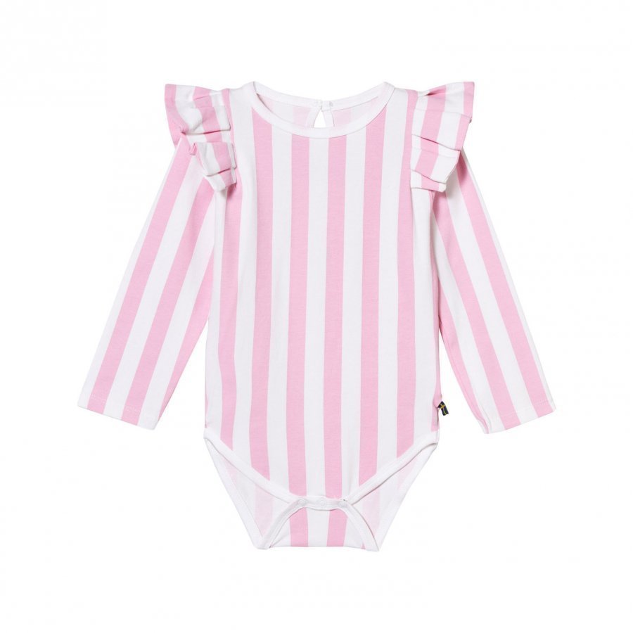 The Brand Flounce Baby Body Pink Stripe Body