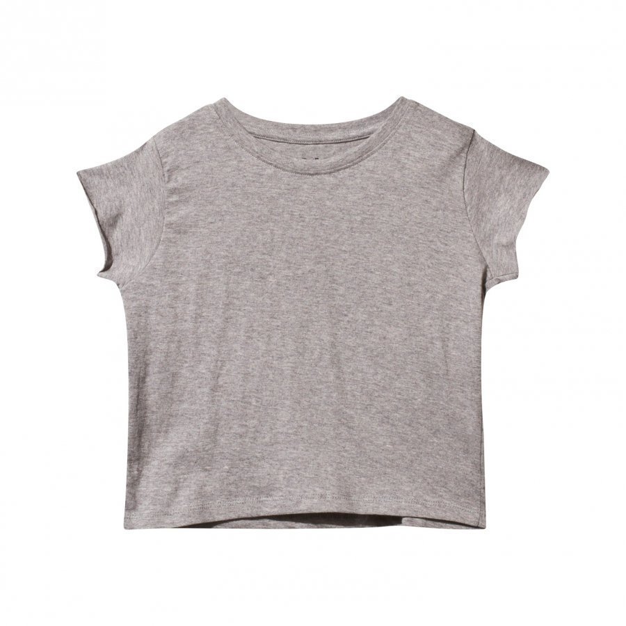 The Brand Fringe Back Top Grey T-Paita