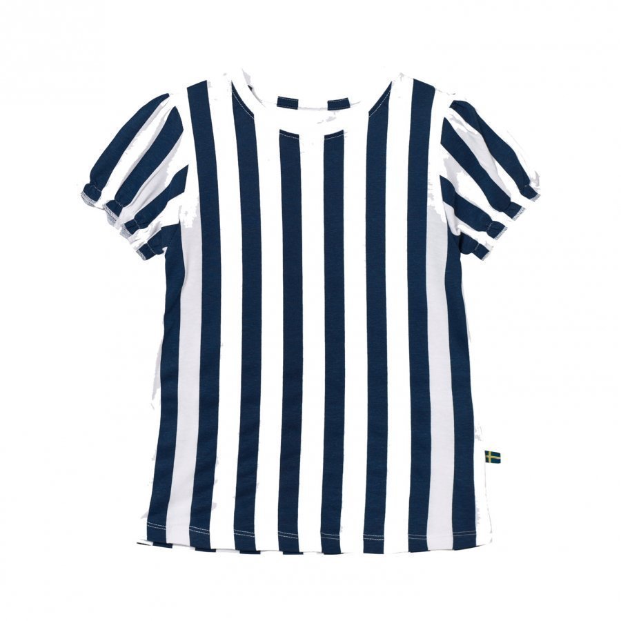 The Brand Girly Tee Blue Stripe Pusero