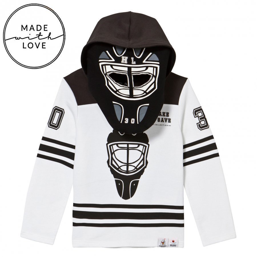 The Brand Goalie Hoodie Black/White Oloasun Paita