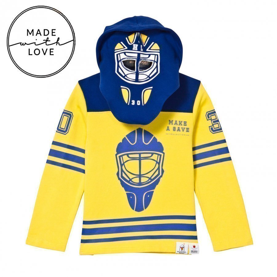 The Brand Goalie Hoodie Blue/Yellow Oloasun Paita