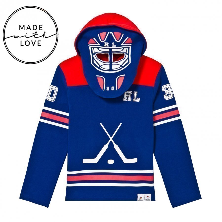 The Brand Goalie Hoodie Red/Blue Oloasun Paita