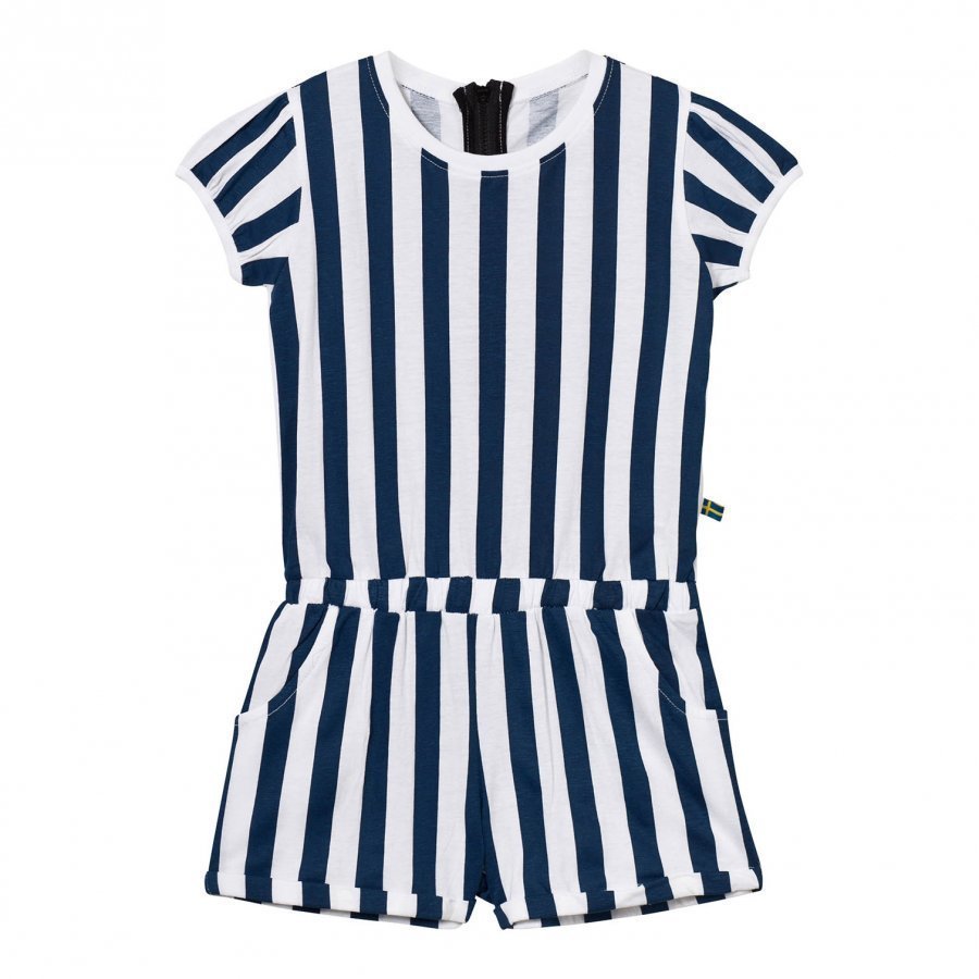 The Brand Jumpsuit Summer Blue Stripe Potkupuku