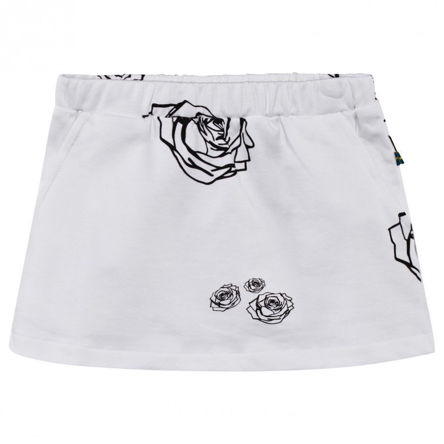 The Brand Kit Skirt White Roses Midihame