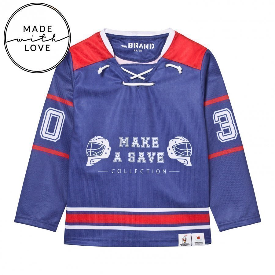 The Brand Make A Save Hockey Jersey Red/Blue Oloasun Paita